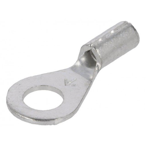 8201; Ring terminal; M4; crimped; for cable; non-insulated; copper; KEYSTONE