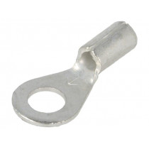 8204; Ring terminal; M4; crimped; for cable; non-insulated; copper; KEYSTONE