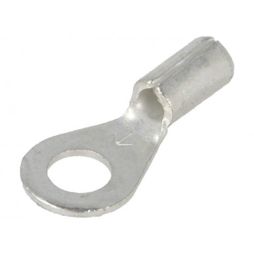 8204; Ring terminal; M4; crimped; for cable; non-insulated; copper; KEYSTONE