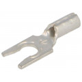 8254; Fork terminal; M3,5; crimped; for cable; non-insulated; copper; KEYSTONE