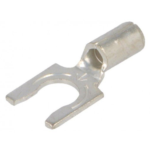 8259; Fork terminal; M4,5; crimped; for cable; non-insulated; copper; KEYSTONE