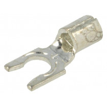 8262; Fork terminal; M4,5; crimped; for cable; non-insulated; copper; KEYSTONE