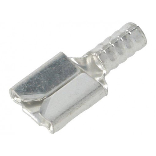8273; Terminal: flat; 6.4mm; 0.8mm; female; crimped; for cable; straight; KEYSTONE
