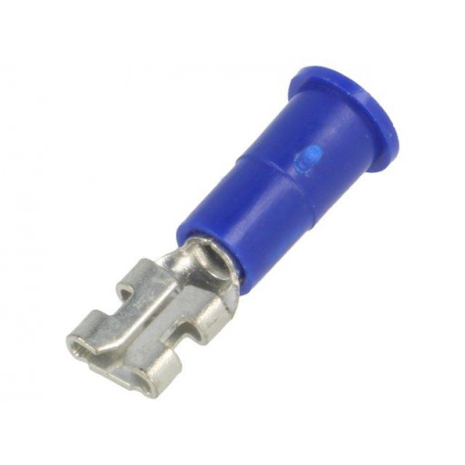 8278; Terminal: flat; 4.8mm; 0.5mm; female; crimped; for cable; insulated; KEYSTONE