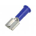 8279; Terminal: flat; 6.4mm; 0.8mm; female; crimped; for cable; insulated; KEYSTONE