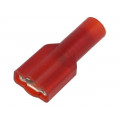 8292; Terminal: flat; 6.4mm; 0.8mm; female; crimped; for cable; insulated; KEYSTONE