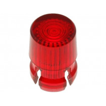 8650; LED lens; round; red; 3mm; KEYSTONE