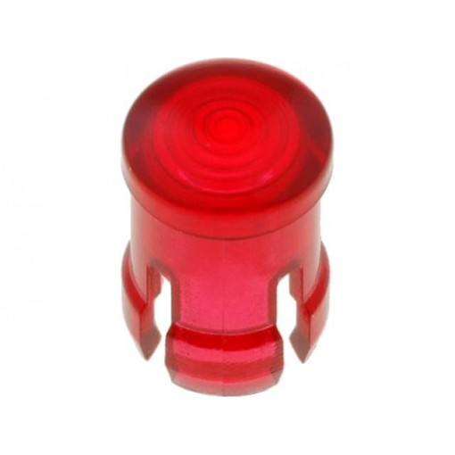 8656; LED lens; round; red; lowprofile; 3mm; KEYSTONE