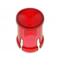 8668; LED lens; round; red; lowprofile; 5mm; KEYSTONE