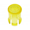 8670; LED lens; round; yellow; lowprofile; 5mm; KEYSTONE