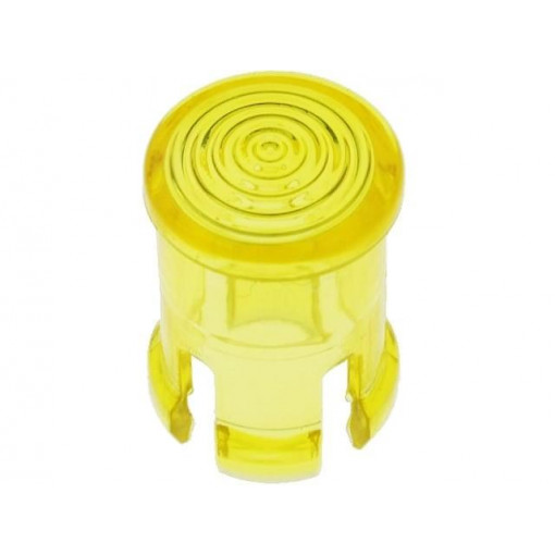 8670; LED lens; round; yellow; lowprofile; 5mm; KEYSTONE
