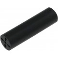 8930; Spacer sleeve; LED; Øout: 6.5mm; ØLED: 5mm; L: 22.9mm; black; UL94V-0; KEYSTONE