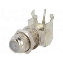 911; Socket; F; female; angled 90°; THT; on PCBs; KEYSTONE