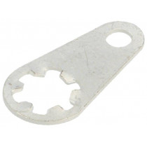 915; Solder lug terminal; 0.45mm; M4; Ø: 4.4mm; soldering; screw; brass; KEYSTONE