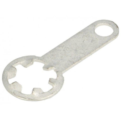 917; Solder lug terminal; 0.45mm; M4; Ø: 4.4mm; soldering; screw; brass; KEYSTONE