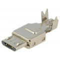 941; Plug; USB B micro; for cable; soldered; PIN: 5; straight; USB 2.0; KEYSTONE 941; Plug; USB B micro; for cable; soldered; PIN: 5; straight; USB 2.0; KEYSTONE