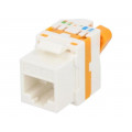946; Socket; RJ45; PIN: 8; Keystone; Layout: 8p8c; IDC; angled 90°; KEYSTONE 946; Socket; RJ45; PIN: 8; Keystone; Layout: 8p8c; IDC; angled 90°; KEYSTONE