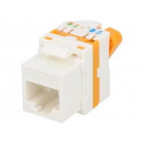 946; Socket; RJ45; PIN: 8; Keystone; Layout: 8p8c; IDC; angled 90°; KEYSTONE