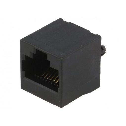 949; Socket; RJ45; PIN: 8; Layout: 8p8c; THT; on PCBs; straight; KEYSTONE