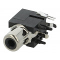 972; Socket; RCA; female; angled 90°; THT; brass; nickel plated; on PCBs; KEYSTONE 972; Socket; RCA; female; angled 90°; THT; brass; nickel plated; on PCBs; KEYSTONE