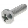 9900; Screw; UNC4-40x6,4; Head: cheese head; Phillips; stainless steel; KEYSTONE 9900; Screw; UNC4-40x6,4; Head: cheese head; Phillips; stainless steel; KEYSTONE