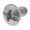 9903; Screw; UNC6-32x6,4; Head: cheese head; Phillips; stainless steel; KEYSTONE 9903; Screw; UNC6-32x6,4; Head: cheese head; Phillips; stainless steel; KEYSTONE