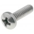 9905; Screw; UNC6-32x12,7; Head: cheese head; Phillips; stainless steel; KEYSTONE 9905; Screw; UNC6-32x12,7; Head: cheese head; Phillips; stainless steel; KEYSTONE