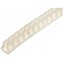 KG-010; Hole and edge shield; polyetylene; L: 10m; natural; H: 5.2mm; W: 4mm; FIX&FASTEN KG-010; Hole and edge shield; polyetylene; L: 10m; natural; H: 5.2mm; W: 4mm; FIX&FASTEN