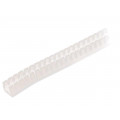 KG-040; Hole and edge shield; polyetylene; L: 10m; natural; H: 6.5mm; FIX&FASTEN