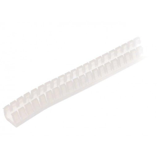KG-040; Hole and edge shield; polyetylene; L: 10m; natural; H: 6.5mm; FIX&FASTEN