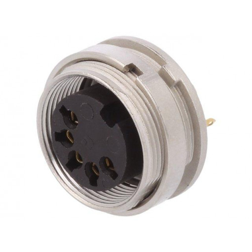 KGV 50; Connector: M16; socket; female; soldering; PIN: 5; 5A; 60V; IP40; LUMBERG