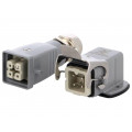 1802450000 HDC-KIT-HA 03.302 M; Connector: HDC; male + female; plug + socket; HA; PIN: 4; 3+PE; M20; WEIDMÜLLER