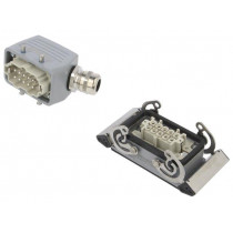 1802420000 HDC-KIT-HE 10.110 M; Connector: HDC; male + female; plug + socket; HE; PIN: 10; 10+PE; WEIDMÜLLER