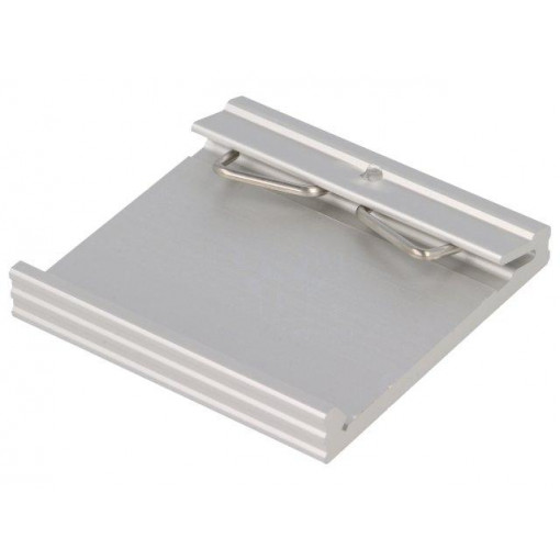 KL35050; DIN rail mounting bracket; Mat: aluminium; 50mm; Rail: TS35; FISCHER ELEKTRONIK