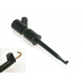 KLEPS2-BU SW; Clip-on probe; hook type; 6A; 60VDC; black; Grip capac: max.2mm; HIRSCHMANN T&M