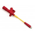 KLEPS2800ROT; Clip-on probe; crocodile; 20A; red; Grip capac: max.10mm; 1000V; HIRSCHMANN T&M