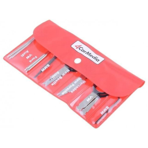 KLUCZ-65.229; Radio release key; Audi,BMW,Ford,Mercedes,Porsche,Škoda,VW; 4CARMEDIA