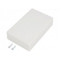 KM-26NC GY; Enclosure: multipurpose; X: 57mm; Y: 90mm; Z: 23mm; with fixing lugs; MASZCZYK