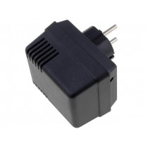 KM-48 BK; Enclosure: for power supplies; vented; X: 62mm; Y: 73mm; Z: 48mm; ABS; MASZCZYK