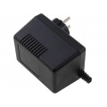 KM-49 BK; Enclosure: for power supplies; vented; X: 65.5mm; Y: 92mm; Z: 57mm; MASZCZYK