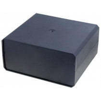 KM-85 BK; Enclosure: with panel; X: 160mm; Y: 180mm; Z: 85mm; ABS; black; MASZCZYK