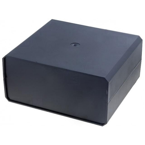 KM-85 BK; Enclosure: with panel; X: 160mm; Y: 180mm; Z: 85mm; ABS; black; MASZCZYK