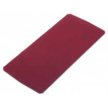 FI-0085 RD; Filter; X: 80mm; Y: 173mm; Z: 3mm; KM-85; red; MASZCZYK FI-0085 RD; Filter; X: 80mm; Y: 173mm; Z: 3mm; KM-85; red; MASZCZYK