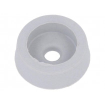 FI-1 GY ABS; Foot; H: 5mm; grey; ABS; Dim: Ø14mm; Ømount.hole: 2.9mm; MASZCZYK FI-1 GY ABS; Foot; H: 5mm; grey; ABS; Dim: Ø14mm; Ømount.hole: 2.9mm; MASZCZYK