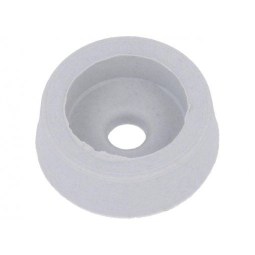 FI-1 GY ABS; Foot; H: 5mm; grey; ABS; Dim: Ø14mm; Ømount.hole: 2.9mm; MASZCZYK FI-1 GY ABS; Foot; H: 5mm; grey; ABS; Dim: Ø14mm; Ømount.hole: 2.9mm; MASZCZYK
