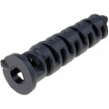 ; Strain relief; KM-48; black; 3mm; MASZCZYK