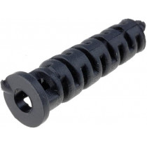 ; Strain relief; KM-48; black; 3mm; MASZCZYK ; Strain relief; KM-48; black; 3mm; MASZCZYK