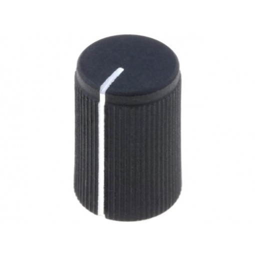 FC7249; Knob; with pointer; aluminium,plastic; Øshaft: 6mm; Ø10x15mm; CLIFF