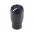 FC7257; Knob; with pointer; aluminium,plastic; Øshaft: 6mm; Ø10.7x19mm; CLIFF FC7257; Knob; with pointer; aluminium,plastic; Øshaft: 6mm; Ø10.7x19mm; CLIFF