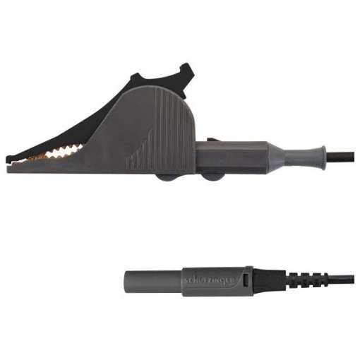 KML 7852/AU/SAK/150/SW; Kelvin cable; 60VDC; 10A; Len: 1.5m; black; Plating: gold-plated; SCHÜTZINGER